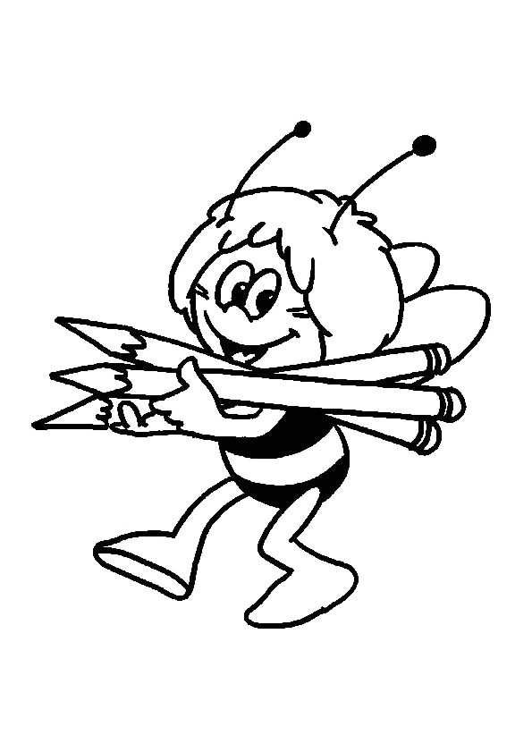 Coloriage Magique Maya L Abeille Coloriage Maya L Abeille Et Ses Crayons Coloriage Magique Maya L Abeille Coloriage Maya L Abeille Et Ses Crayons