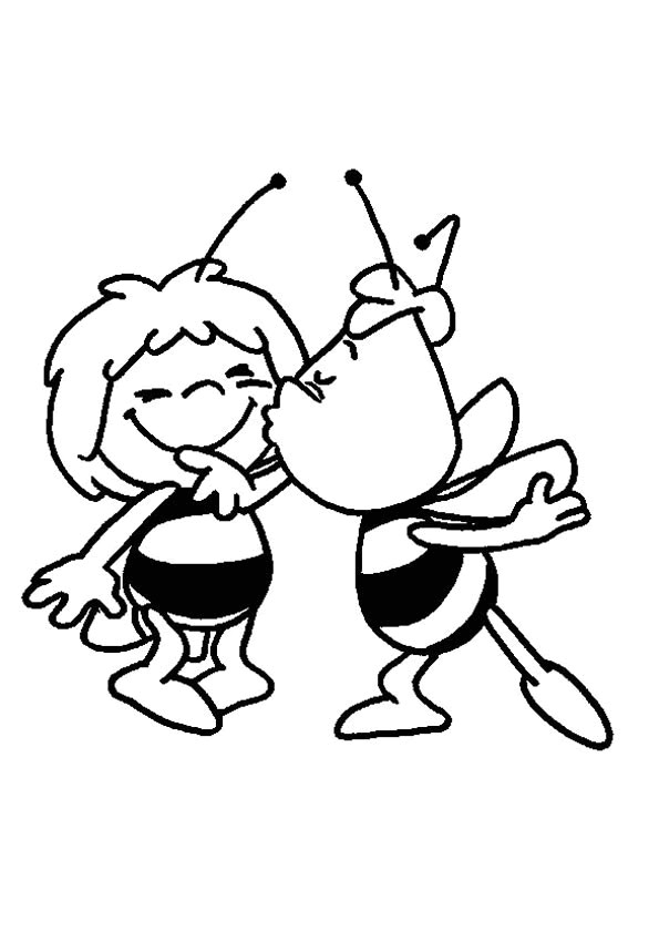 Coloriage Magique Maya L Abeille Coloriage Maya L Abeille Et Willy