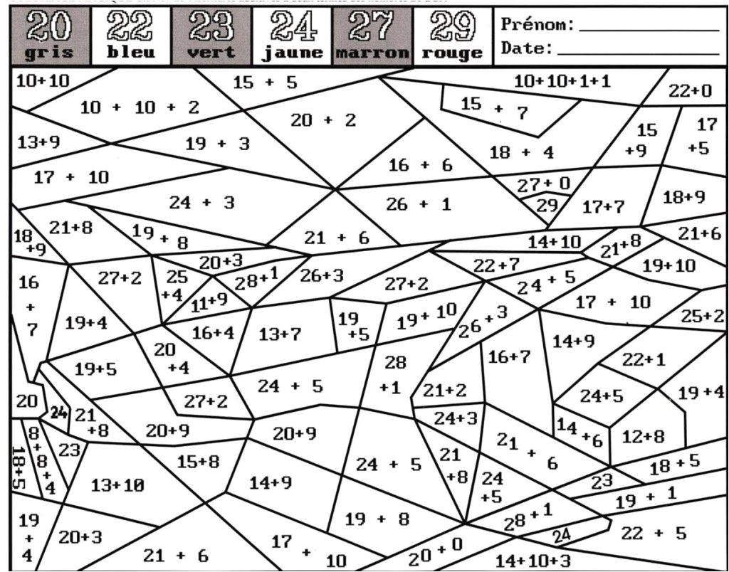 Coloriage Magique Noel Cp Addition 2 Dossiers De Travail Autonome Cp Ce1 Coloriages Magiques En Maths
