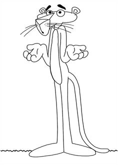 Coloriage Magique Panthere Rose 29 Best La Pantera Rosa Images On Pinterest