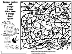 Coloriage Magique Reine Des Neiges Maternelle Coloriage Magique Halloween Maternelle