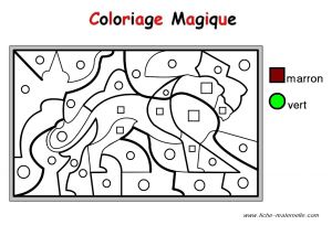 Coloriage Magique Reine Des Neiges Maternelle Coloriage Magique Ms formes