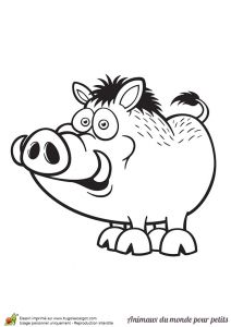 Coloriage Magique Sanglier Coloriage D Un Sanglier