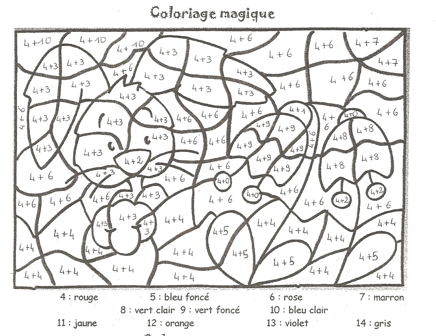 Coloriage Magique Table De Multiplication 7 Coloriage Magique Multiplication Table De 9