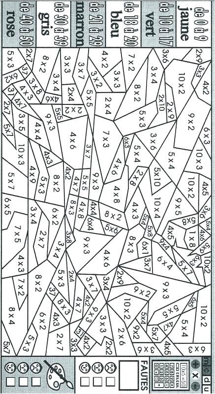Coloriage Magique Table De Multiplication Ce1 Coloriage Magique Multiplication A Imprimer Ce2 – Redlinesfo