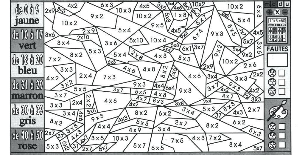 Coloriage Magique Table De Multiplication Ce1 Coloriage Magique Table De Multiplication Ce1 Awesome Coloriage