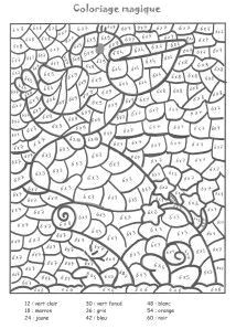 Coloriage Magique Table De Multiplication Ce1 Table De 6 Coloriage Codé Copie 1 …