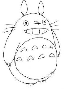 Coloriage Magique totoro Color by Ponyoe Colouring Pages Artsy Fartsy Pinterest