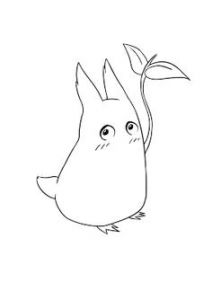 Coloriage Magique totoro Color by Ponyoe Colouring Pages Artsy Fartsy Pinterest