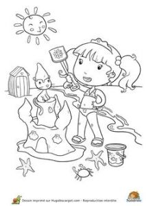 Coloriage Magique totoro De Jolies tongs De Plage Colorier Pour Passer De Belles Vacances