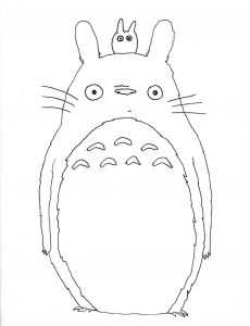 Coloriage Magique totoro My Neighbor totoro Drawing at Getdrawings
