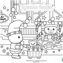 Coloriage Maison Sylvanian Families 17 Coloring Pages Of Calico Critters On Kids N Fun Kids N