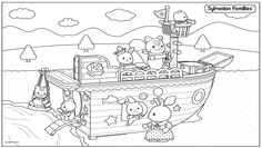 Coloriage Maison Sylvanian Families Ausmalbild Sylvanian Families Familienlimousine
