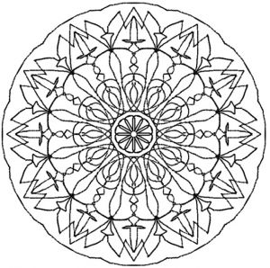 Coloriage Mandala A Telecharger top Mandalas Gratuits Mandala Rosace 4 Par Evelyne Mandalas