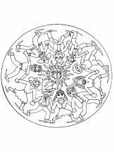 Coloriage Mandala Biche Coloriage Mandala Animaux Sur Hugolescargot Hugolescargot