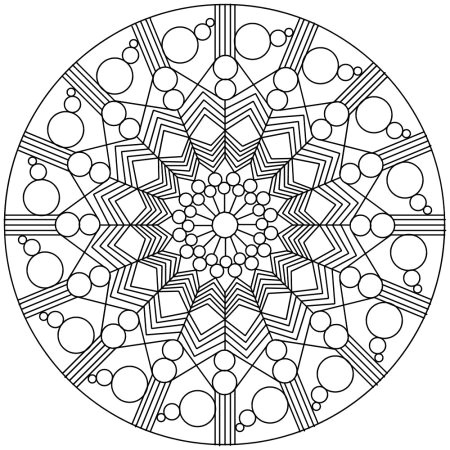 Coloriage Mandala Hiver Maternelle Librairie Interactive 40 Mandalas   Imprimer