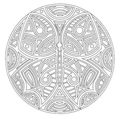 Coloriage Mandala Papillon à Imprimer 301 Best Diy Mandala Images On Pinterest
