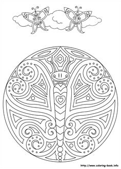 Coloriage Mandala Papillon à Imprimer 301 Best Diy Mandala Images On Pinterest
