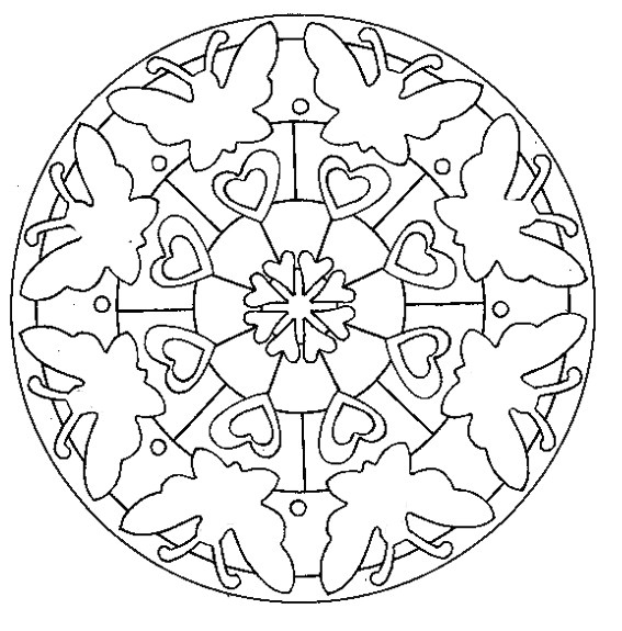 Coloriage Mandala Papillon à Imprimer Coloriage Mandala Les Beaux Dessins De Autres Imprimer Et Colorier