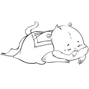 Coloriage Marmotte Rigolote Coloriage Marmotte Endormie En Ligne Gratuit Imprimer