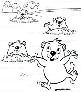 Coloriage Marmotte Rigolote Dessin De Coloriage Marmotte A Imprimer Cp Dessin De Coloriage