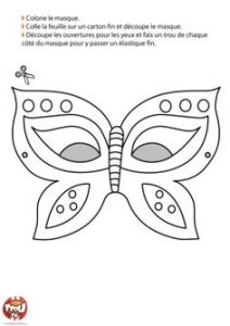 Coloriage Masque Papillon à Imprimer 17 Best Masques Images On Pinterest