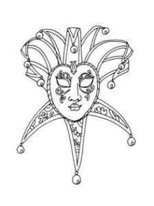 Coloriage Masque Papillon à Imprimer Masques Colorier Et Découper Carnaval De Rio 24 Pages