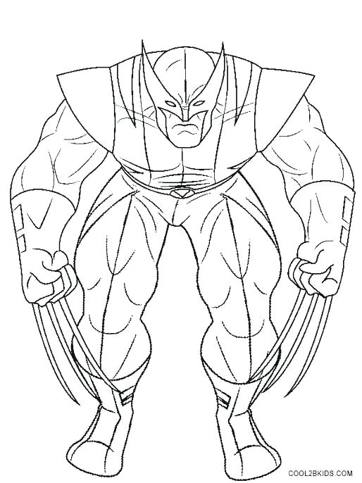 Coloriage Masque Wolverine Wolverine Coloring Pages Bloodbrothersme Wolverine Coloring Page