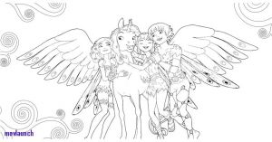 Coloriage Mia Et Moi A Imprimer Gratuit Coloriage Princesse Mia Fantaisie Portrait Khateerahs Image