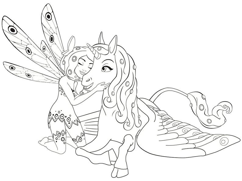 Coloriage Mia Et Moi Lyria Mia and Me Zum Ausmalen Bild 14 Unicornio Pinterest