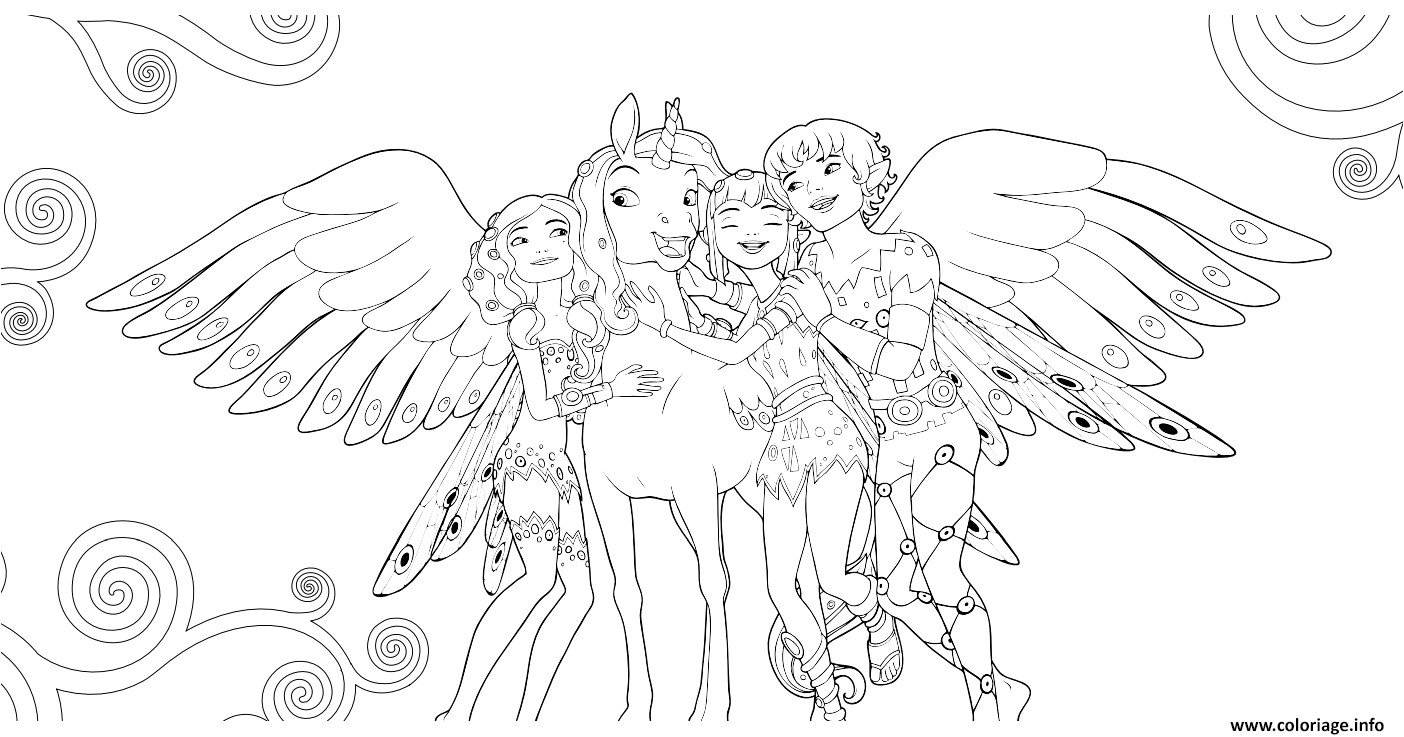 Coloriage Mia Et Moi Onchao Coloriage Mia Et Moi Onchao Jecolorie