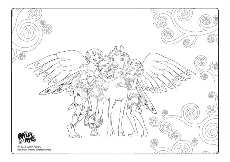 Coloriage Mia Et Moi Onchao Mia and Me Coloring Pages | danieguto