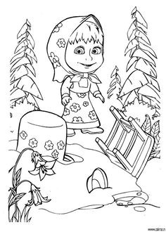 Coloriage Michka Masha 20 Best Coloriage Masha Et Mishka Images On Pinterest