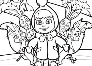 Coloriage Michka Masha 56 Dessins De Coloriage Sam Le Pompier Piwi   Imprimer