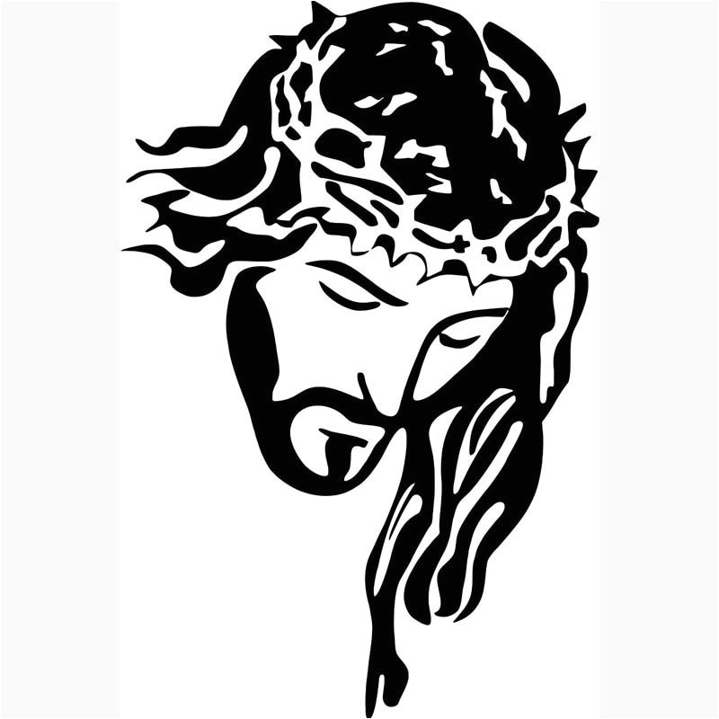 Coloriage Michka Père Castor Jesus Christ Portrait with Crown Picture Espejos Pared Lord God