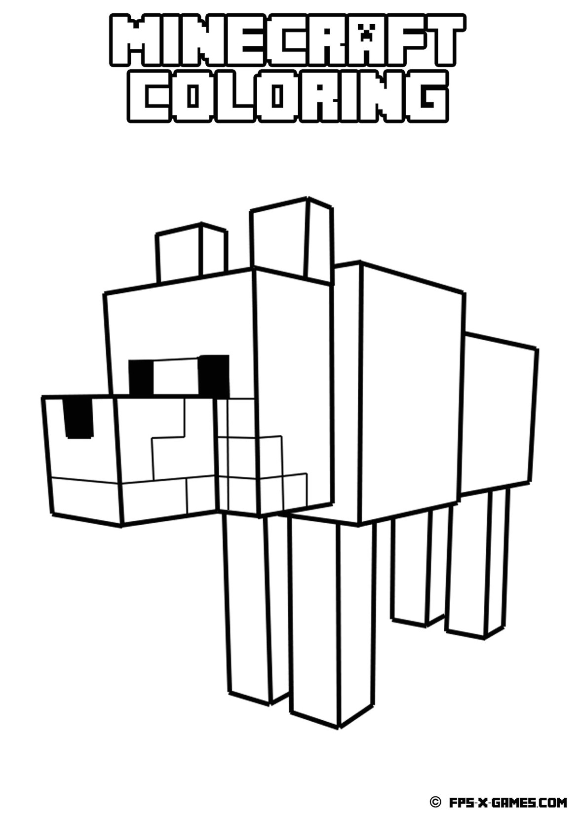 Coloriage Minecraft Blaze Coloriage Minecraft Coloriages Pour Enfants