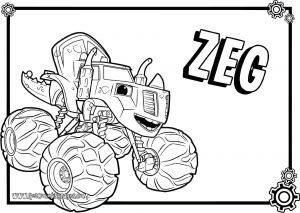 Coloriage Minecraft Blaze top 31 Blaze and the Monster Machines Coloring Pages
