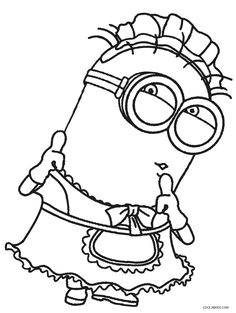 Coloriage Minion à Imprimer Coloring Page with A Minion From Despicable Me and Despicable Me 2