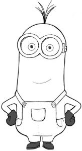 Coloriage Minion à Imprimer How to Draw Kevin From the Minions Movie 2015 In Easy Steps Lesson