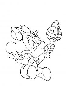 Coloriage Minnie à Imprimer Gratuitement élégant Dessin A Colorier Facile A Faire – Mademoiselleosaki