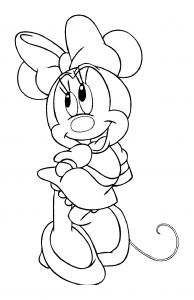 Coloriage Minnie Et Daisy à Imprimer Minnie Coloriage Minnie Coloriages Pour Enfants
