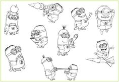 Coloriage Moi Moche Et Méchant A Imprimer Gratuit Despicable Me Coloring Pages the Girls Coloring Fun
