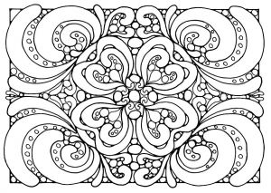 Coloriage Mosaique Arabe Free Coloring Page Coloring Adult Patterns Zen Coloring Page with