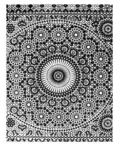 Coloriage Mosaique Arabe orient Et 1001 Nuits Coloriages Difficiles Pour Adultes