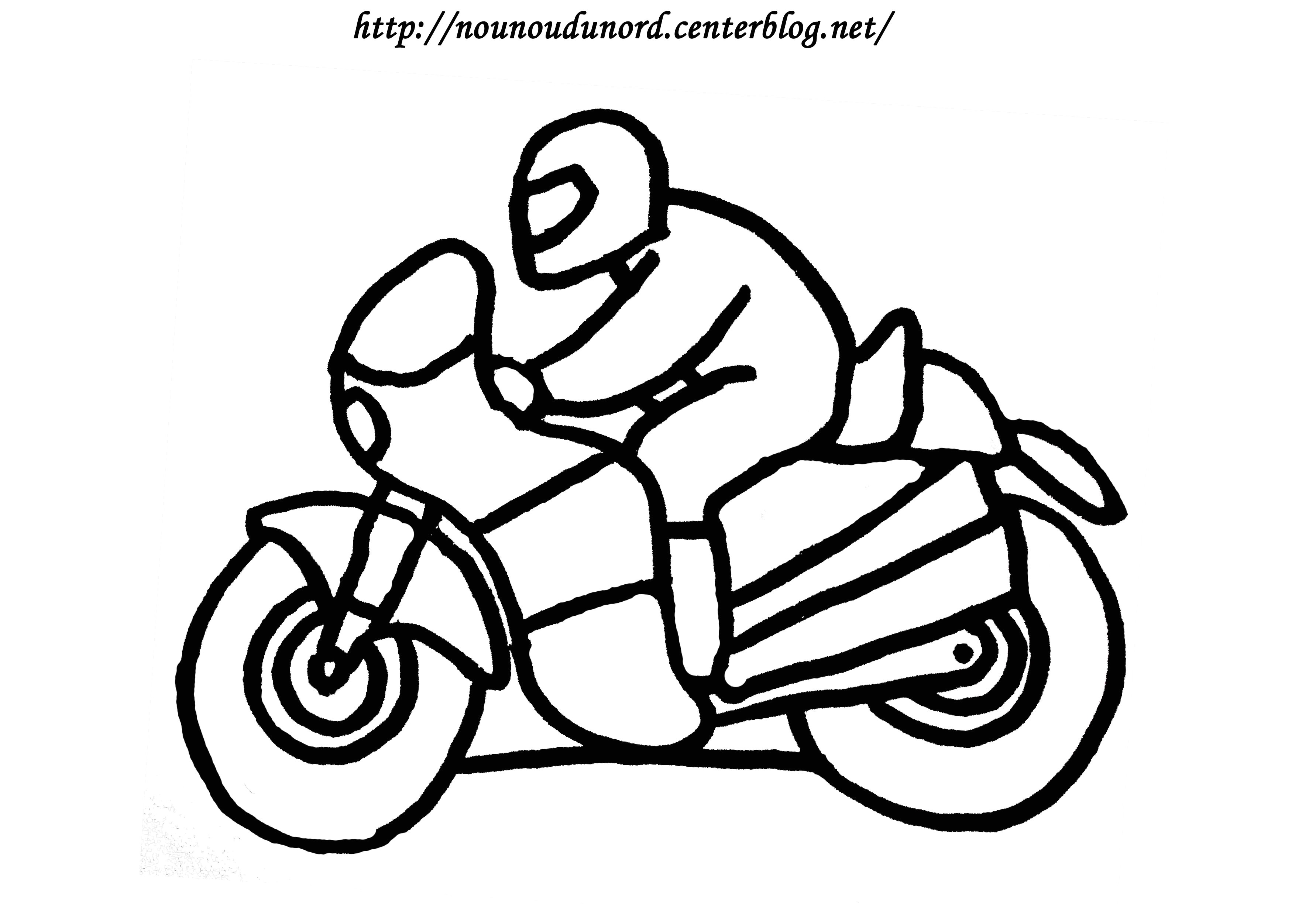 Coloriage Moto Bmw Dessins Gratuits   Colorier Coloriage Moto Enfant   Imprimer