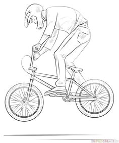 Coloriage Motocross à Imprimer Coloriage D Un Homme Faisant Un Petit Saut Avec son Moto Cross