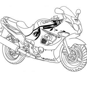 Coloriage Motocross à Imprimer Coloriage Moto Cross Kawasaki