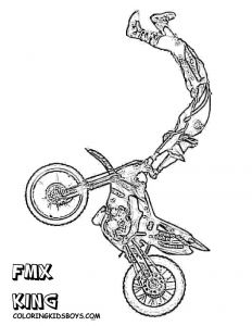 Coloriage Motocross Freestyle Coloriage Motocross Les Beaux Dessins De Transport Imprimer Et