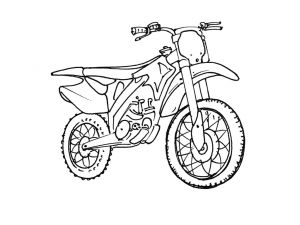 Coloriage Motocross Freestyle Coloriages Imprimer Moto Numéro
