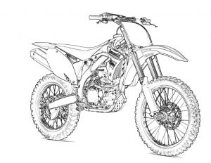 Coloriage Motocross Honda World Maps Coloring Pages Printable – Pages   Colorier
